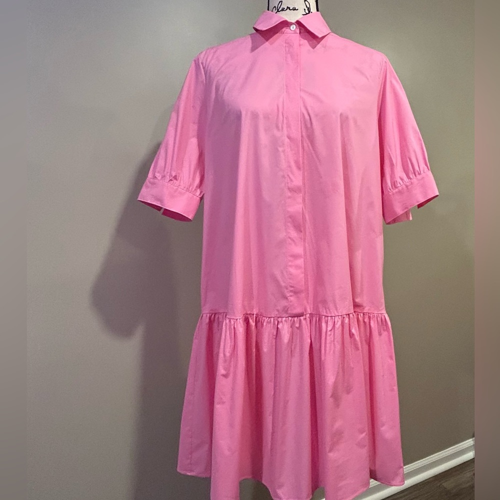 MARELLA Ebert Cotton Poplin 
Collared Shirt Dress - Picture 4 of 12